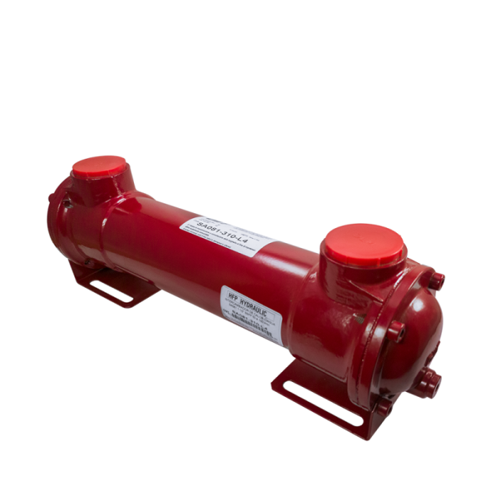 Intercambiador De Calor C/Agua 1 1/2" BSPP 80 a 130 L/Min Código: SA081-560-L4